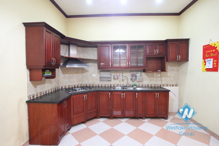 Large house on the street for rent in Linh Lang street, Ba Dinh district, Hanoi 