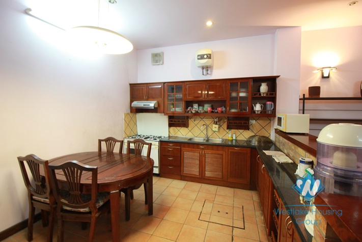 Nice 4 stories house for rent in Nghi Tam village, Tay Ho, Hanoi 