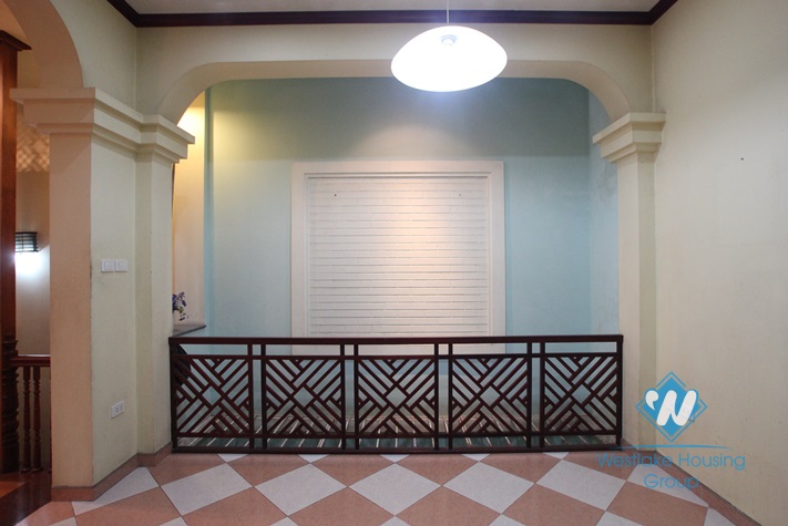 Large house on the street for rent in Linh Lang street, Ba Dinh district, Hanoi 