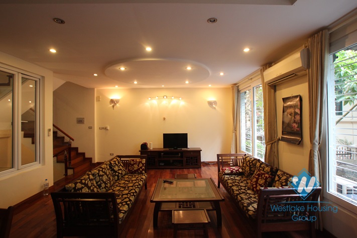 Nice house with 4 bedrooms for rent in To Ngoc Van st, Tay Ho district.