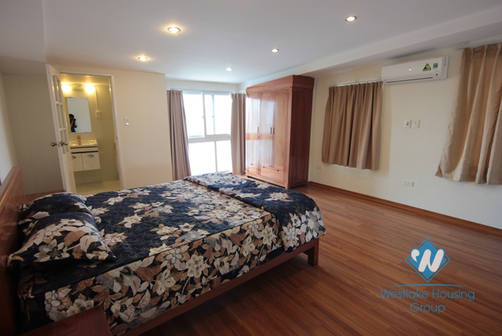 Lake view one bedroom apartment for rent in Tay Ho area.