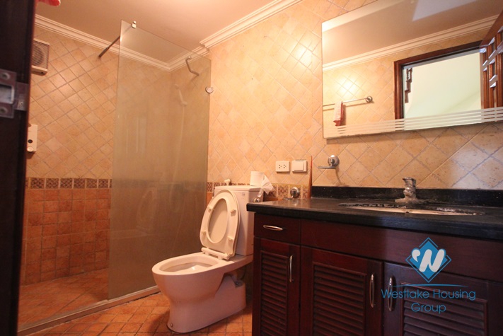 Large house on the street for rent in Linh Lang street, Ba Dinh district, Hanoi 