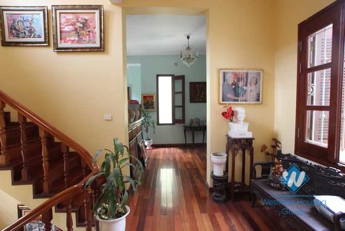 Bright house with swimming pool available for rent in Westlake area, Hanoi, fully furnished.