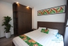 Brandnew one bedroom apartment for rent in Tran Quoc Hoan st, Cau Giay district.