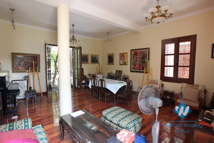 Bright house with swimming pool available for rent in Westlake area, Hanoi, fully furnished.