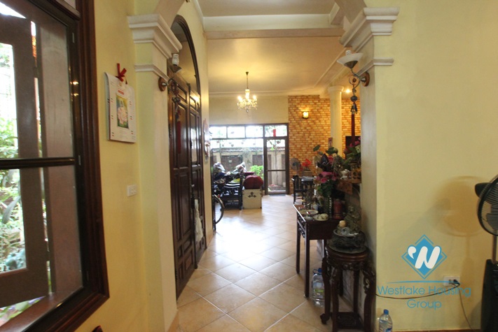 Beautiful house for rent with 4 floors in Tay Ho street, Tay Ho district, Hanoi