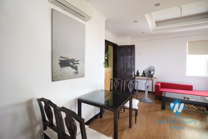 Nice two bedroom apartment with lakeview for rent in Tay Ho