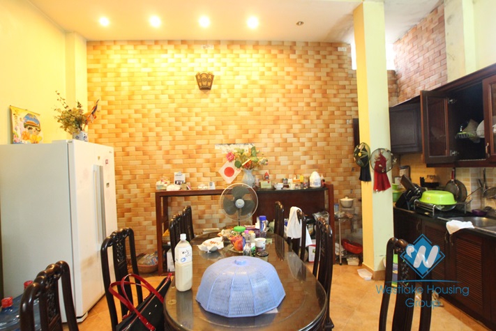 Beautiful house for rent with 4 floors in Tay Ho street, Tay Ho district, Hanoi