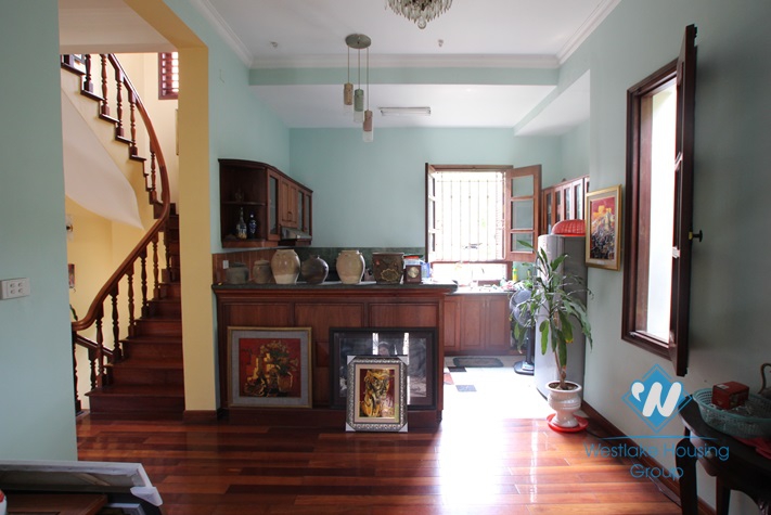 Bright house with swimming pool available for rent in Westlake area, Hanoi, fully furnished.