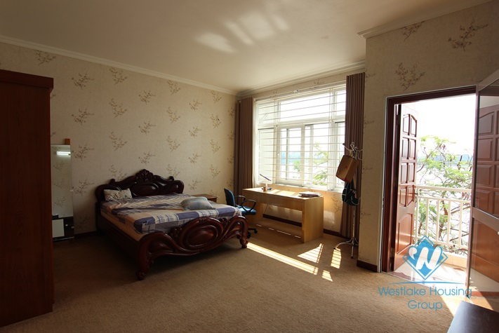 House with 4 bedrooms for rent in Yen Phu Village, Tay Ho, Ha Noi