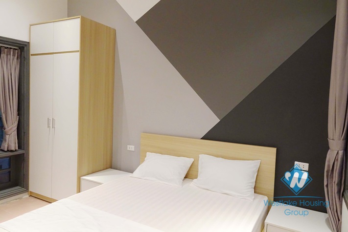 Brand new one bedroom apartment for rent in Ngoc Ha st, Ba Dinh area.