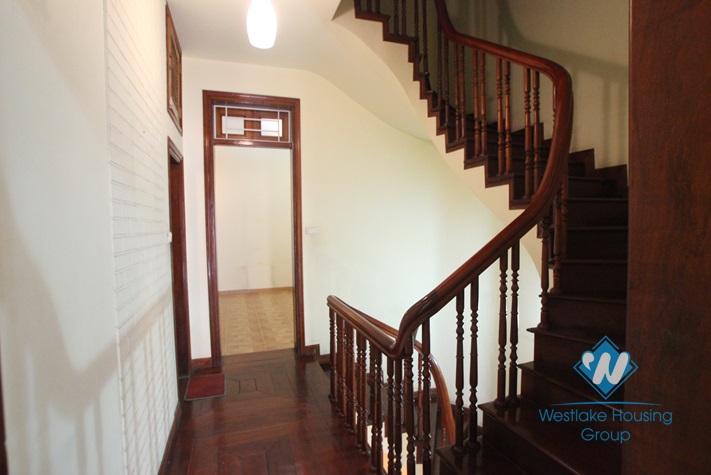 Large house on the street for rent in Linh Lang street, Ba Dinh district, Hanoi 
