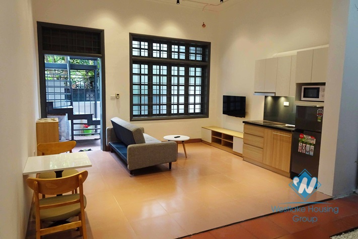 Brand new one bedroom apartment for rent in Ngoc Ha st, Ba Dinh area.