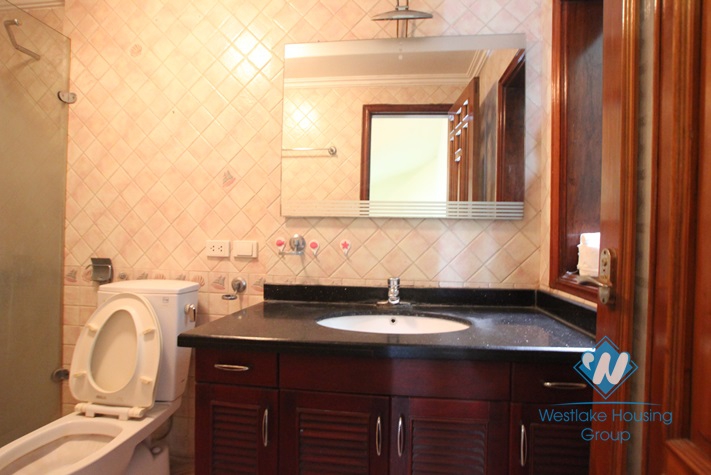 Large house on the street for rent in Linh Lang street, Ba Dinh district, Hanoi 