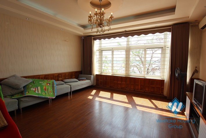 House with 4 bedrooms for rent in Yen Phu Village, Tay Ho, Ha Noi