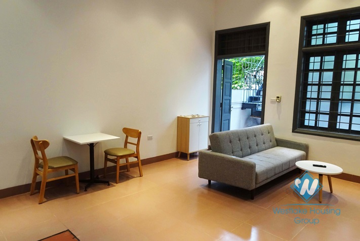 Brand new one bedroom apartment for rent in Ngoc Ha st, Ba Dinh area.