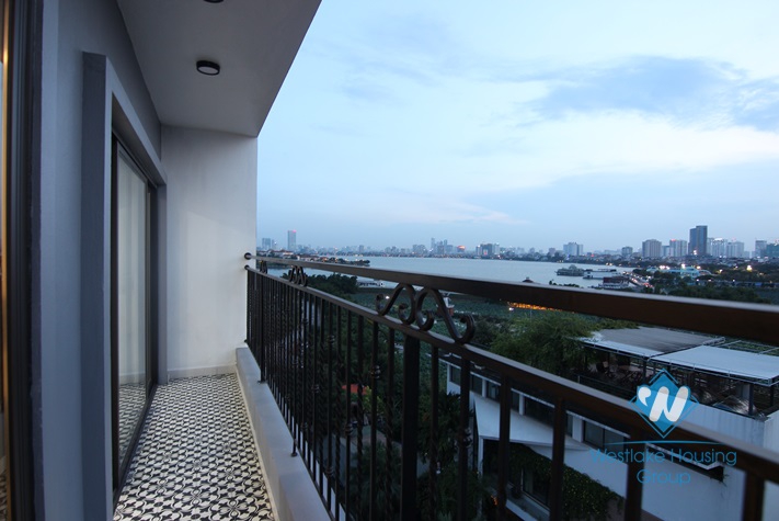 Lakeview and Brandnew 03 bedrooms penhouse for rent in Tay Ho area.