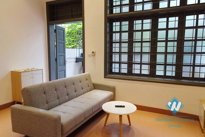 Brand new one bedroom apartment for rent in Ngoc Ha st, Ba Dinh area.