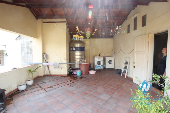 Beautiful house for rent with 4 floors in Tay Ho street, Tay Ho district, Hanoi