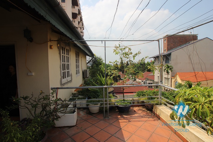 Beautiful house for rent with 4 floors in Tay Ho street, Tay Ho district, Hanoi