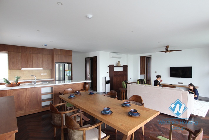 A luxury 4 bedroom apartment for rent in Tay Ho area