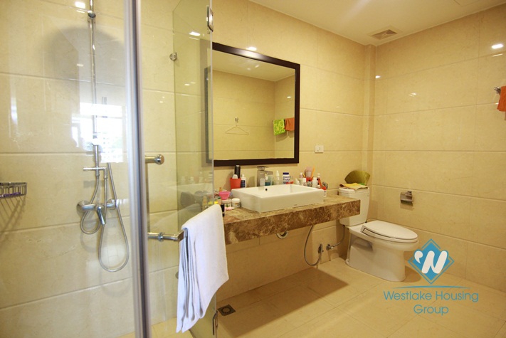 Lake view terrace studio for rent in Truc Bach, Ba Dinh