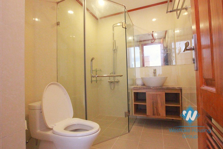 Brand new 02 bedrooms apartment for rent in Lac Long Quan Street, Tay Ho, Hanoi