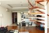 Penthouse apartment for rent in Truc Bach area, Ba Dinh, Ha Noi