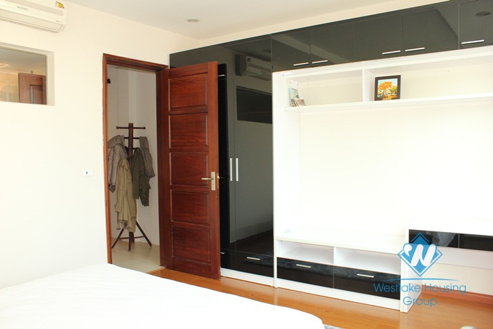Penthouse apartment for rent in Truc Bach area, Ba Dinh, Ha Noi