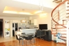 Penthouse apartment for rent in Truc Bach area, Ba Dinh, Ha Noi