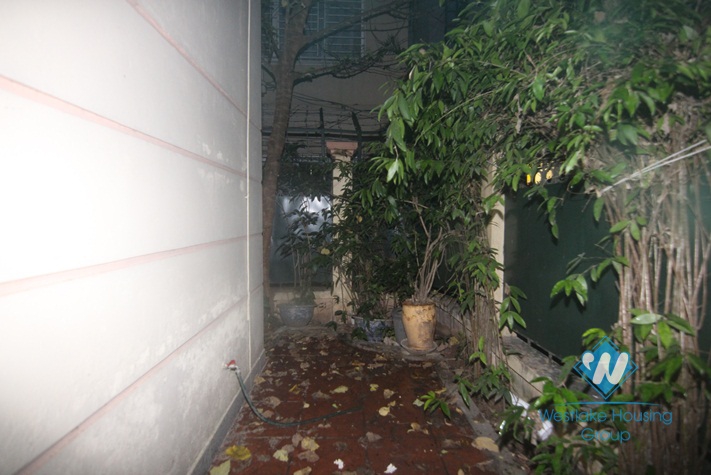 Semi furnished house for rent in Dang Thai Mai, Tay Ho, Hanoi