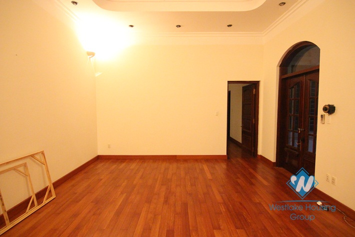 Semi furnished house for rent in Dang Thai Mai, Tay Ho, Hanoi