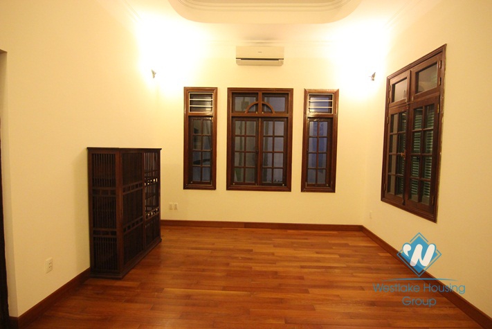 Semi furnished house for rent in Dang Thai Mai, Tay Ho, Hanoi