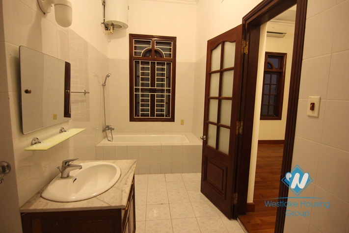 Semi furnished house for rent in Dang Thai Mai, Tay Ho, Hanoi