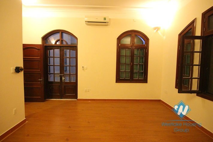 Semi furnished house for rent in Dang Thai Mai, Tay Ho, Hanoi