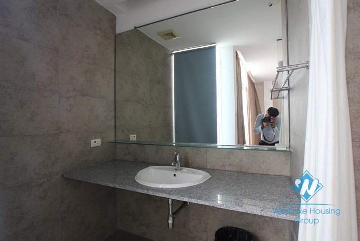 Duplex apartment with nice design for lease in Ba Dinh District.