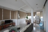 Duplex apartment with nice design for lease in Ba Dinh District.