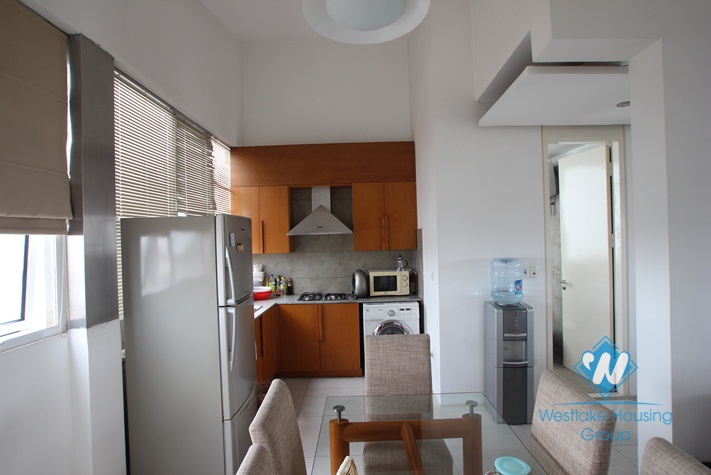 Duplex apartment with nice design for lease in Ba Dinh District.