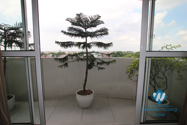 Duplex apartment with nice design for lease in Ba Dinh District.