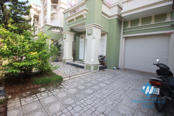 Nice and fully furnished house for rent in Ciputra area, Tay Ho, Hanoi