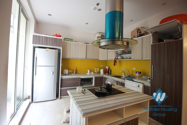 Nice and fully furnished house for rent in Ciputra area, Tay Ho, Hanoi