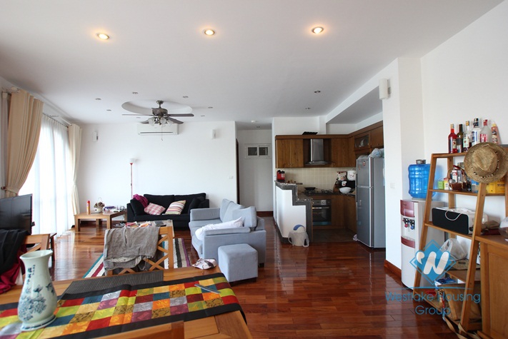 Lake view 02 bedroom apartment for rent in Westlake area, Hanoi- fully furnished