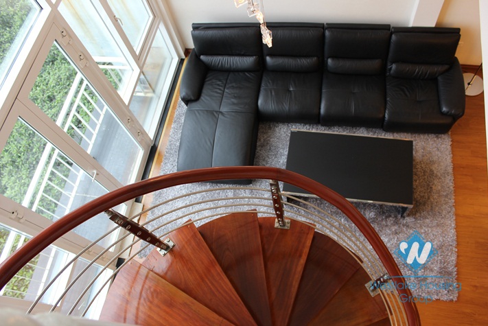 Penthouse apartment for rent in Truc Bach area, Ba Dinh, Ha Noi