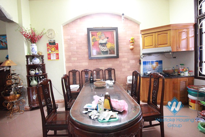 Spacious house for rent in Lac Long Quan Street, Tay Ho District, Hanoi