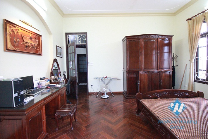 Spacious house for rent in Lac Long Quan Street, Tay Ho District, Hanoi