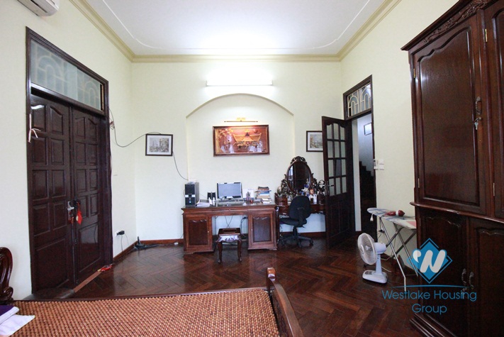 Spacious house for rent in Lac Long Quan Street, Tay Ho District, Hanoi