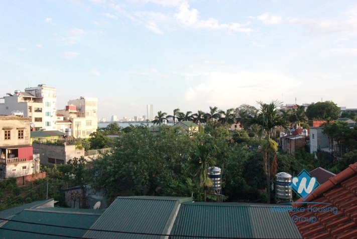 Spacious house for rent in Lac Long Quan Street, Tay Ho District, Hanoi