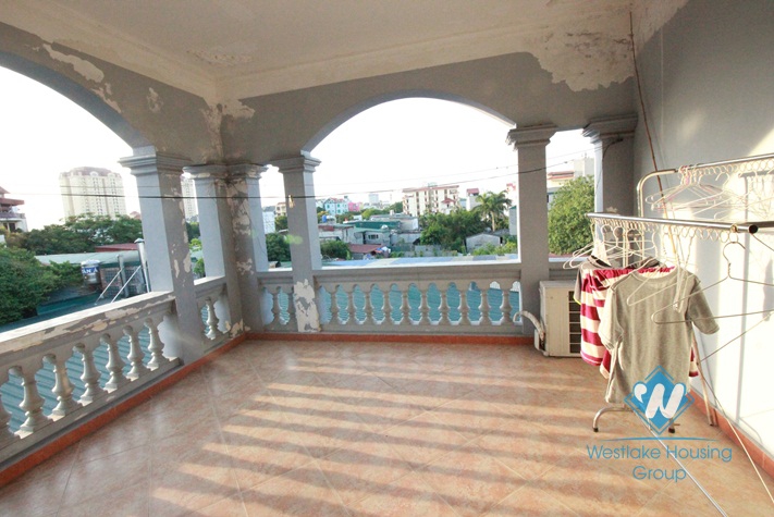 Spacious house for rent in Lac Long Quan Street, Tay Ho District, Hanoi
