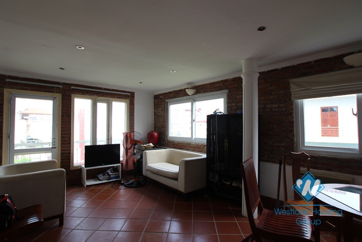 Two bedrooms apartment for rent in Au Co Road, Tay Ho, Ha Noi