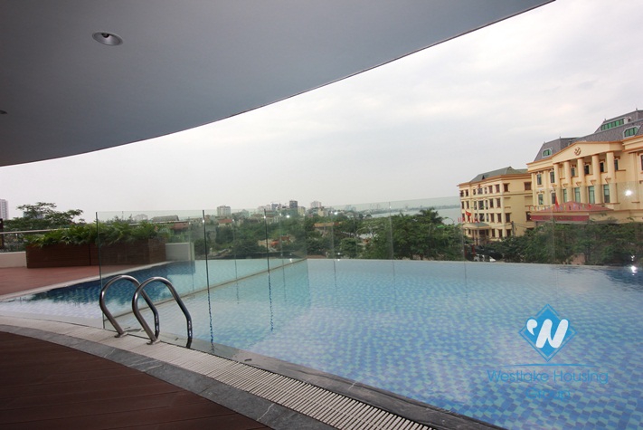 Lake view-Brand new apartment for rent in Tay Ho area-Watermark Building